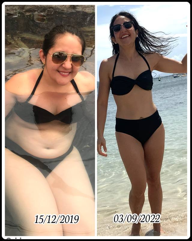20 kilos menos antes y después
